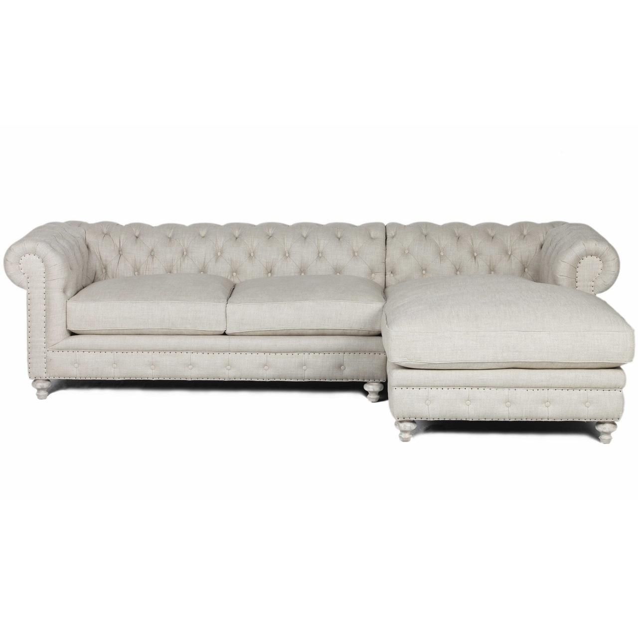 Sofa: Cheap Sectionals | Velvet Tufted Sofa | Tufted Sectional Sofa Throughout Tufted Sectional Sofa Chaise (View 8 of 20)