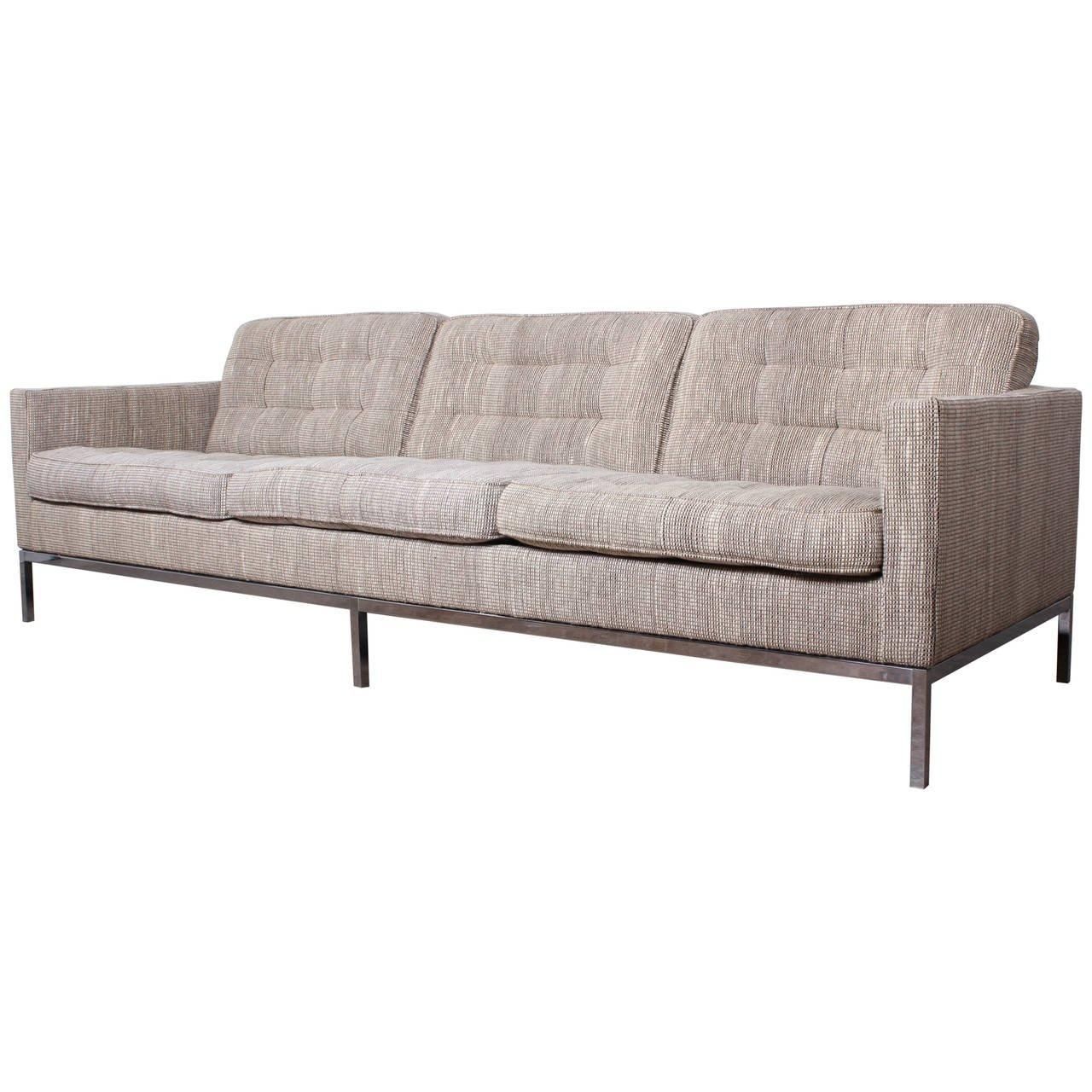 Sofa Designedflorence Knoll In "cato" Wool Upholstery For Sale Within Florence Large Sofas (View 2 of 20)