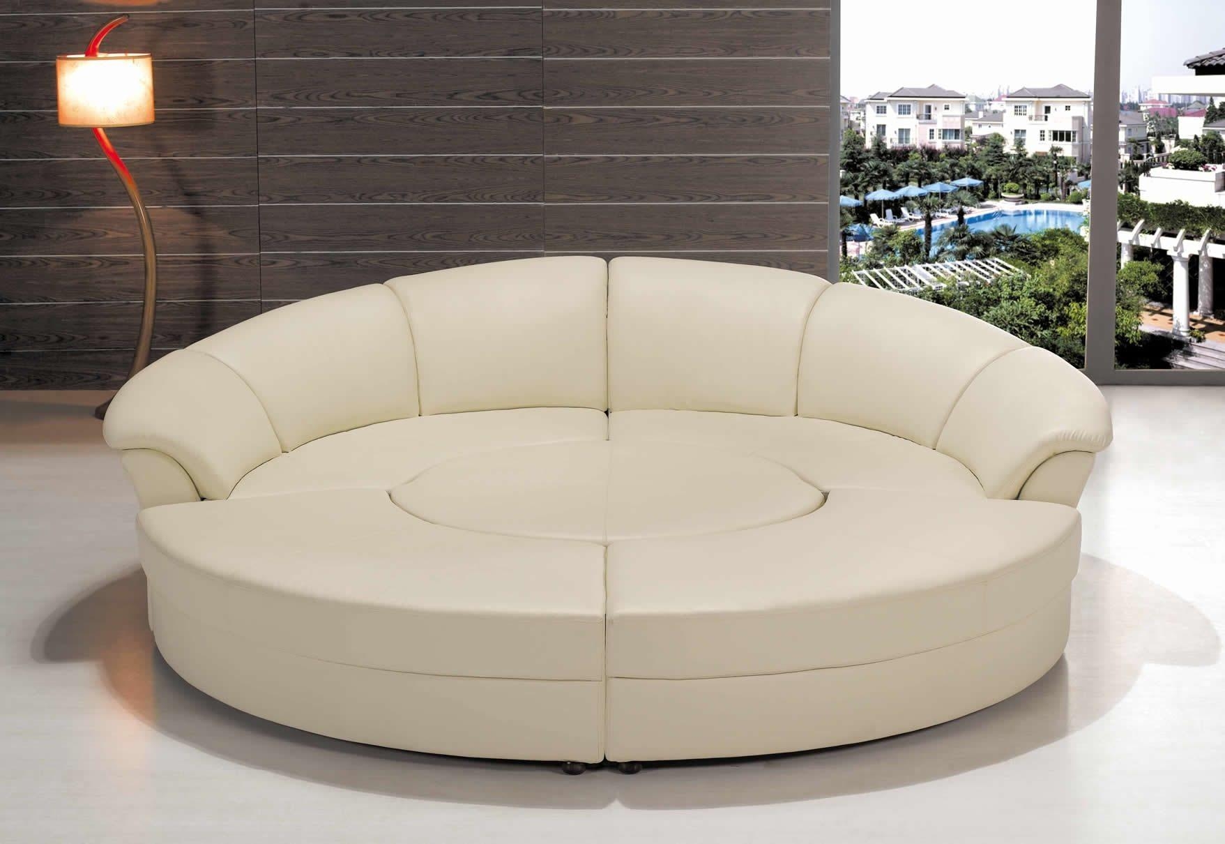 Sofa Round Sectional Bed | Tamingthesat Within Round Sectional Sofa Bed (Photo 1 of 20)