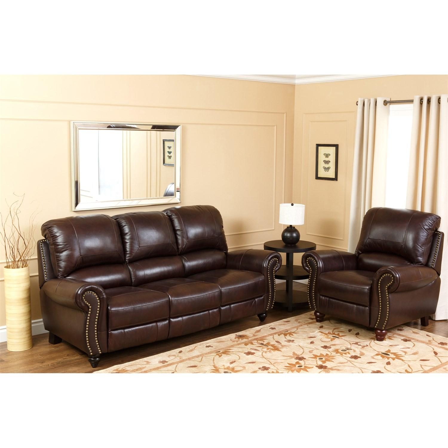 Featured Photo of 2024 Popular Canterbury Leather Sofas