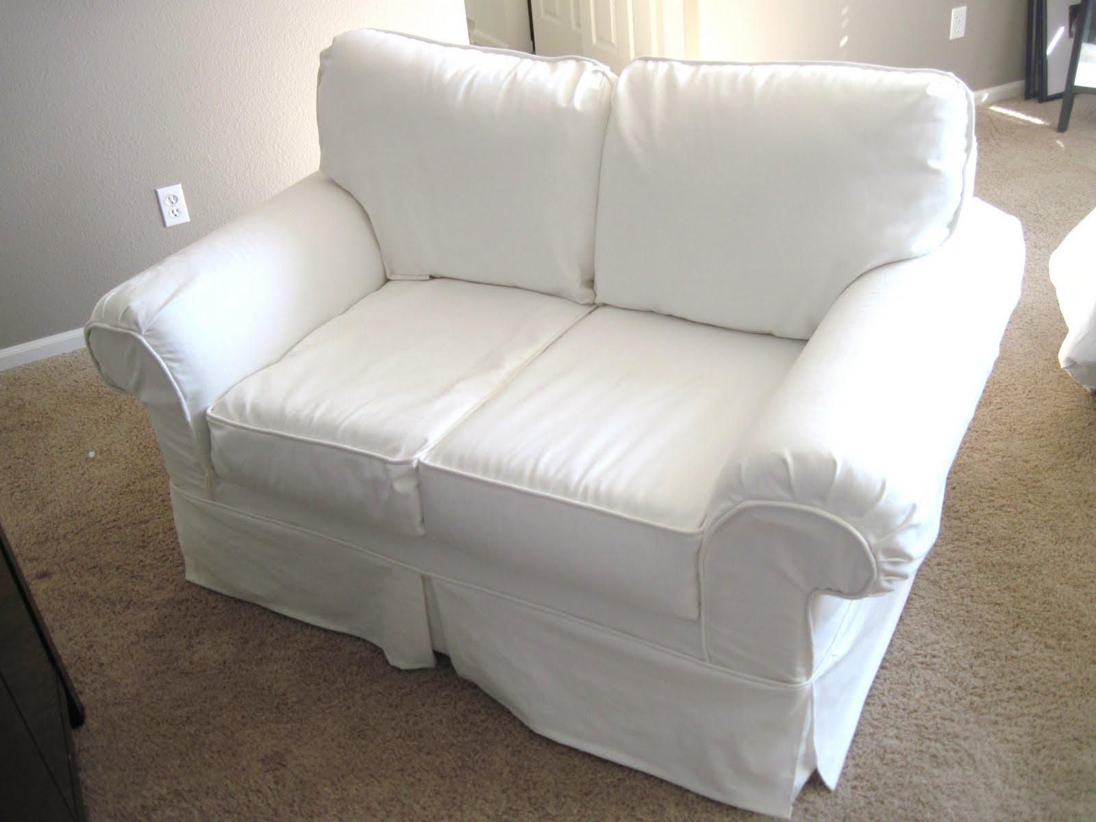 Sofas Center : Canvas Sofa Slipcover Charcoal Luxe Seat Gray Regarding Canvas Slipcover Sofas (View 13 of 20)