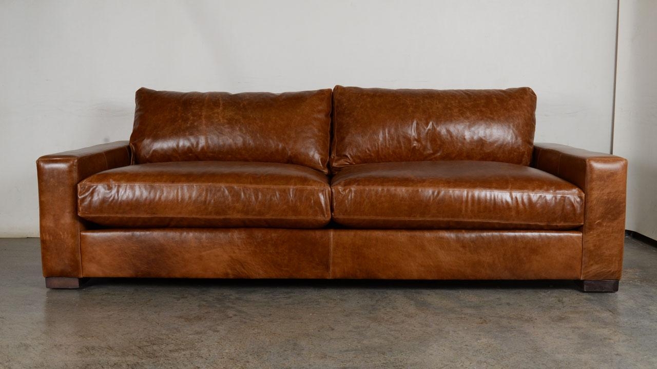 Featured Photo of 20 Best Ideas Caramel Leather Sofas