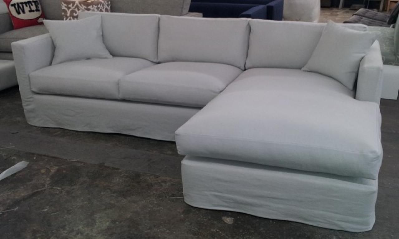 Sofas Center : Sectional Sofa Slipcovers Simple Stripe Chenille Pertaining To Arhaus Slipcovers (View 1 of 20)