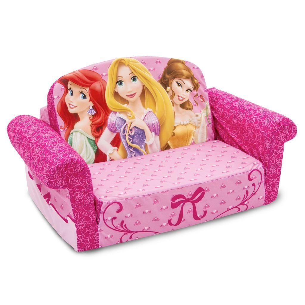 Spin Master – Marshmallow Furniture Flip Open Sofa Disney Princess Throughout Flip Open Kids Sofas (View 14 of 20)
