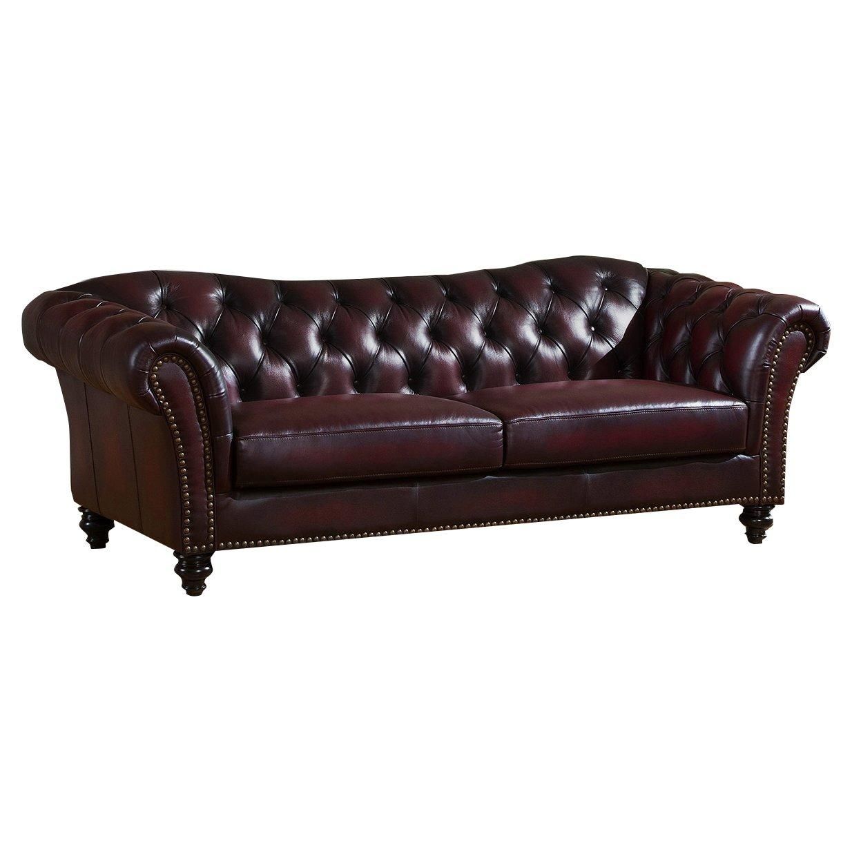 Storage Canterbury Leather Chesterfield Style 3 Seater Sofa Throughout Canterbury Leather Sofas (View 3 of 20)