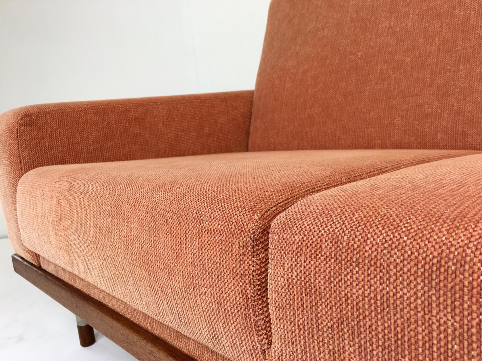 Teak Four Seater Sofa, 1960s For Sale At Pamono Throughout Four Seater Sofas (Photo 18 of 20)
