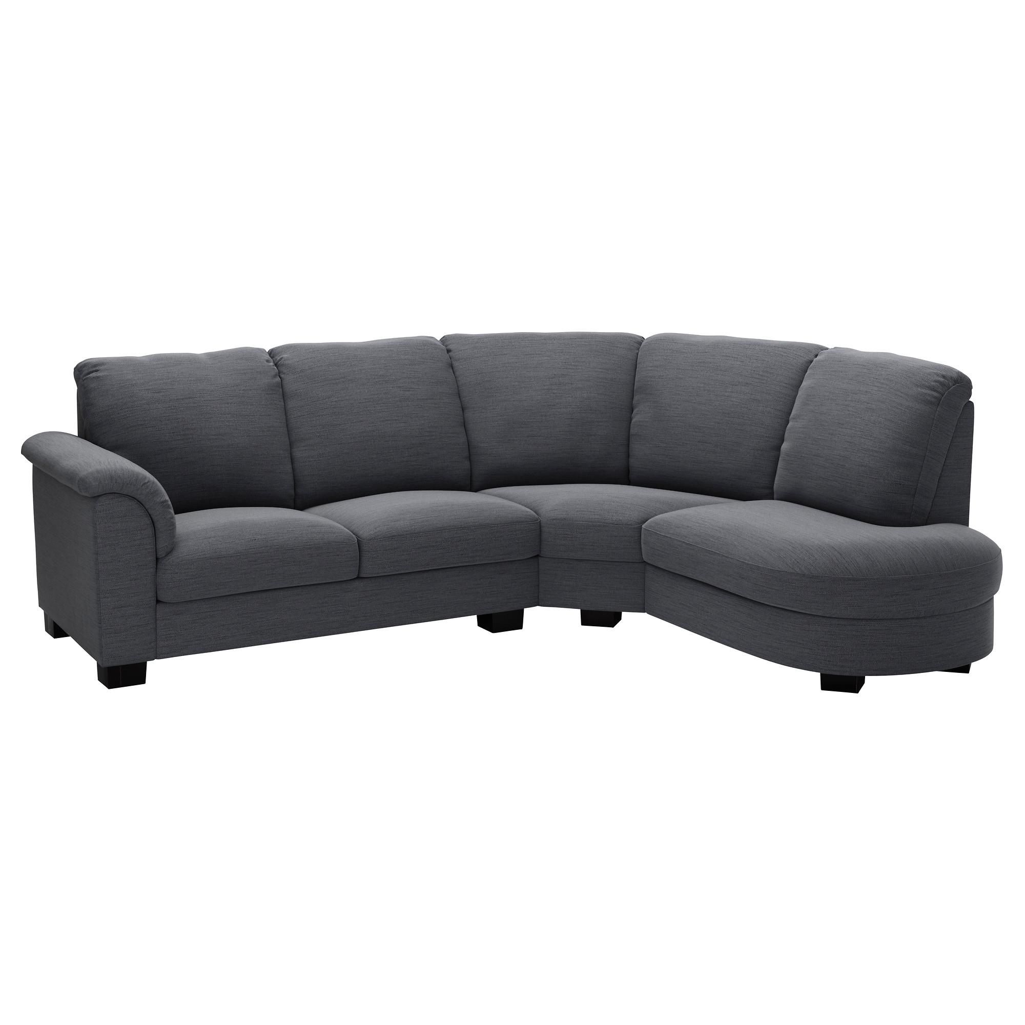 Tidafors Corner Sofa With Arm Left Hensta Grey – Ikea Inside Corner Sofas (View 2 of 20)