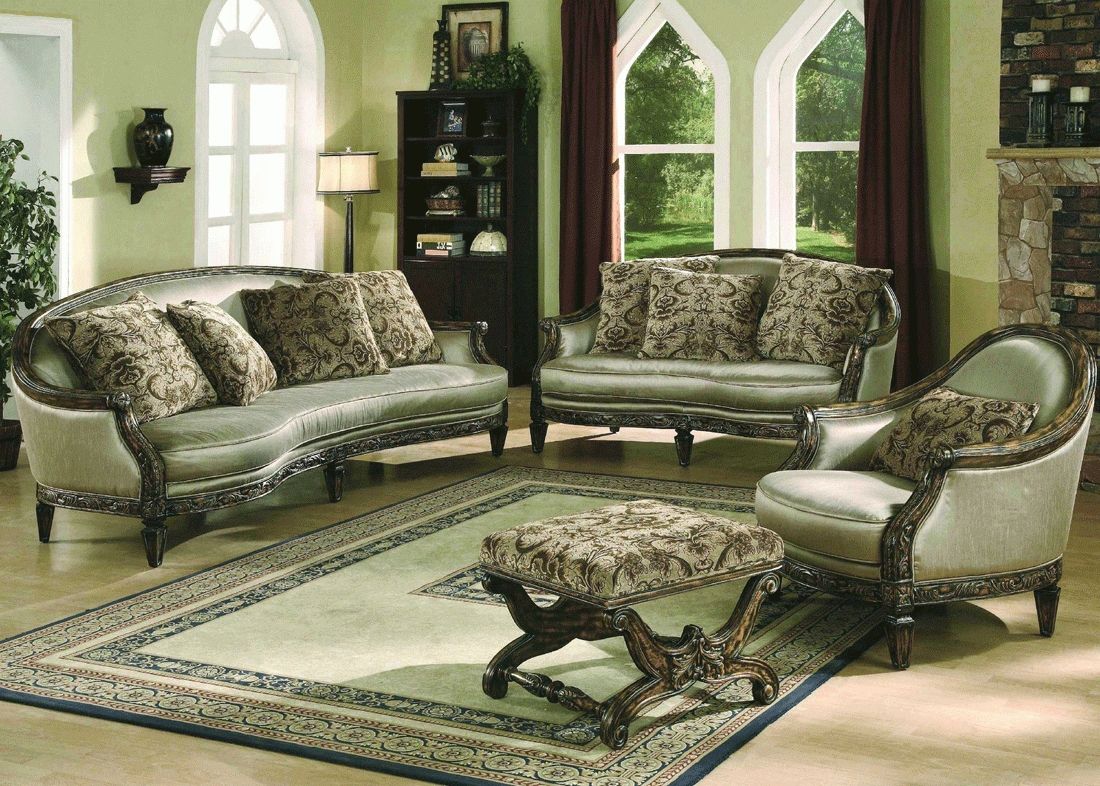 Traditional Fabric Sofa Set Y77 | Traditional Sofas In Traditional Fabric Sofas (View 8 of 20)