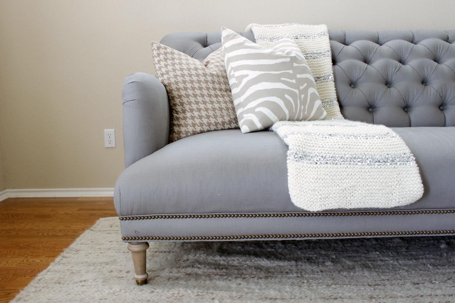 Tufted Linen Couches | Tehranmix Decoration Throughout Tufted Linen Sofas (View 6 of 20)