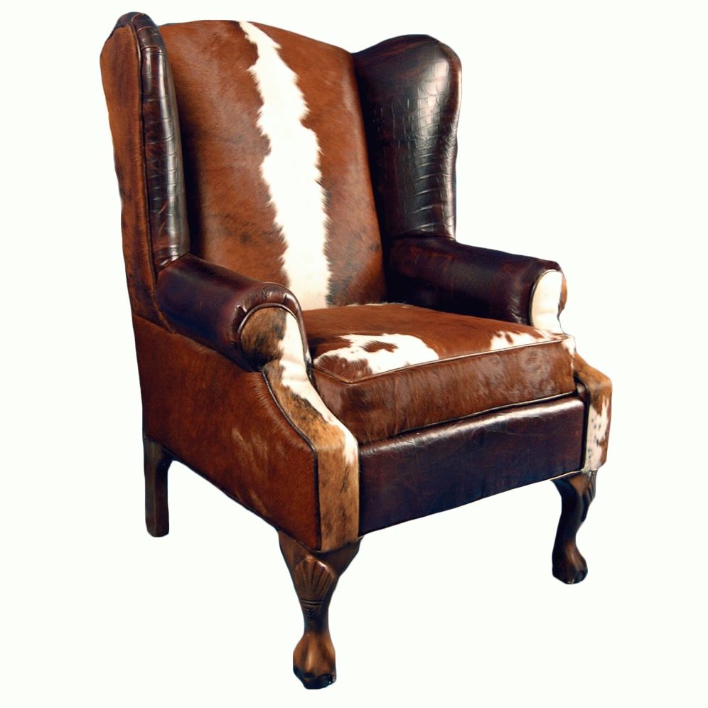 Western Leather Furniture & Cowboy Furnishings From Lones Star In Cowhide Sofas (View 8 of 20)