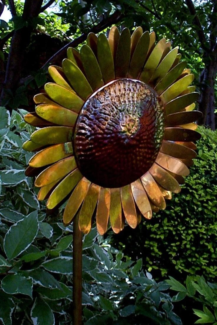 26 Best Sunflower Garden Ornaments Images On Pinterest | Sunflower Regarding Metal Sunflower Yard Art (View 16 of 20)