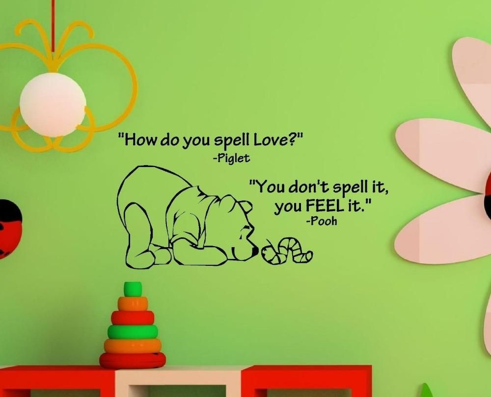 Aliexpress : Buy How Do You Spell Love. Winnie The Pooh (View 1 of 20)