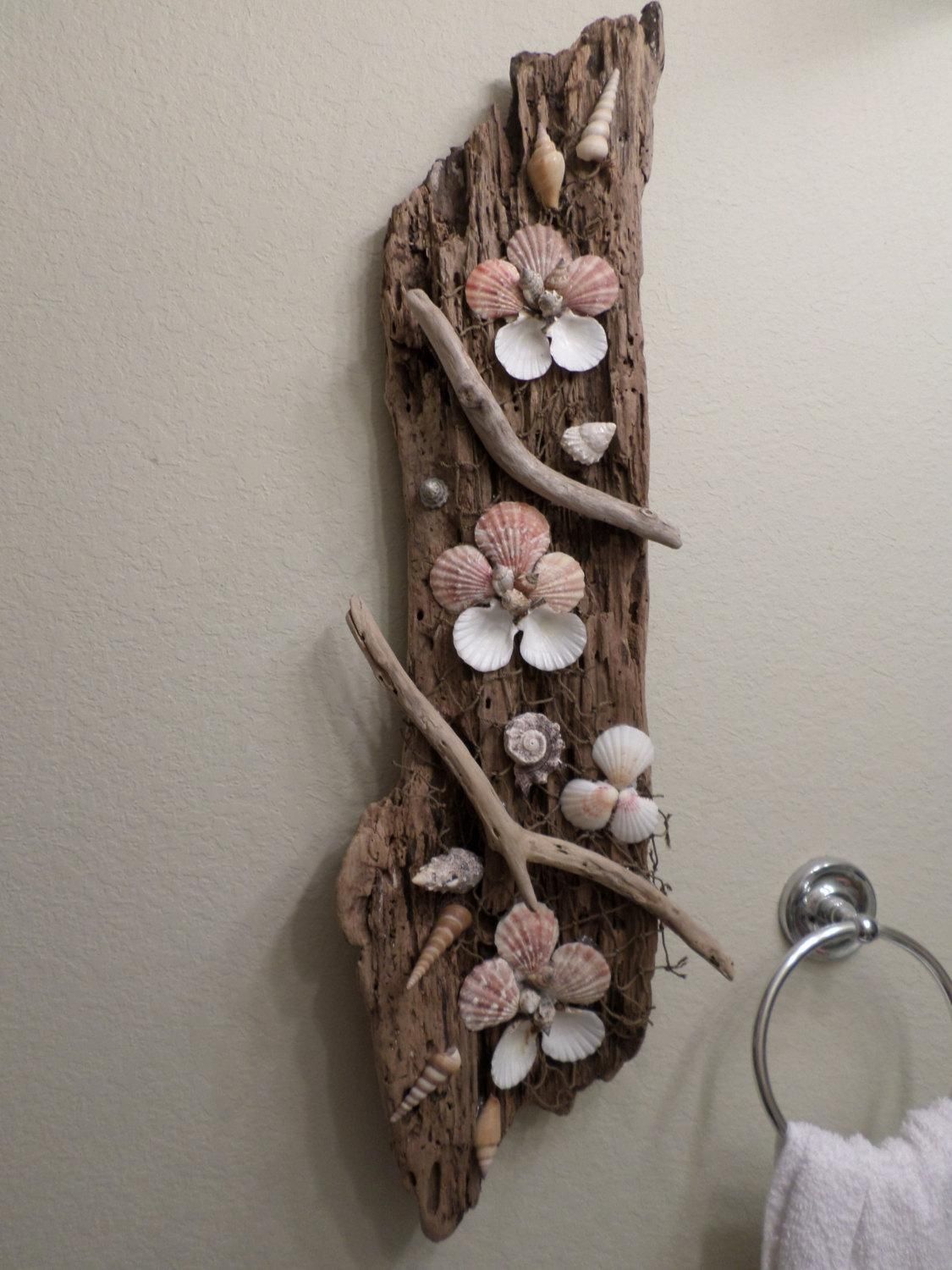 Amazing Large Driftwood Sculpture Ocean Themed Wall Art Pertaining To Driftwood Wall Art (View 13 of 20)