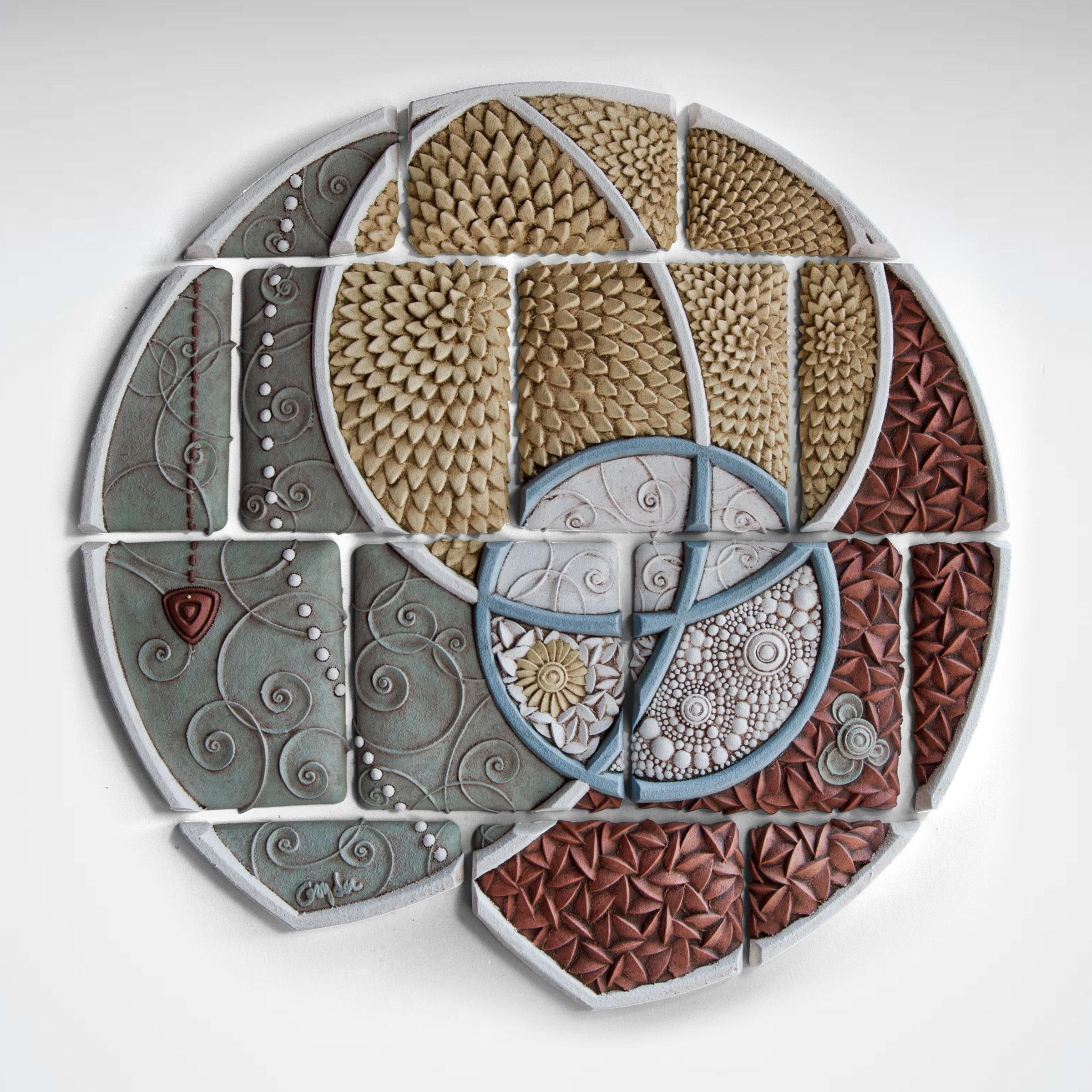 Artisanal Chocolates | Artful Home Regarding Ceramic Flower Wall Art (View 14 of 20)