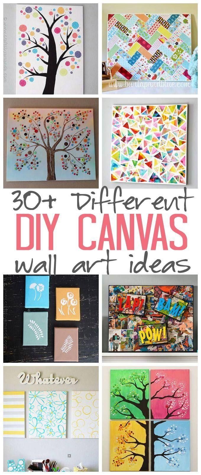 Best 25+ Diy Canvas Art Ideas On Pinterest | Diy Canvas, Diy For Diy Canvas Wall Art Quotes (Photo 19 of 20)