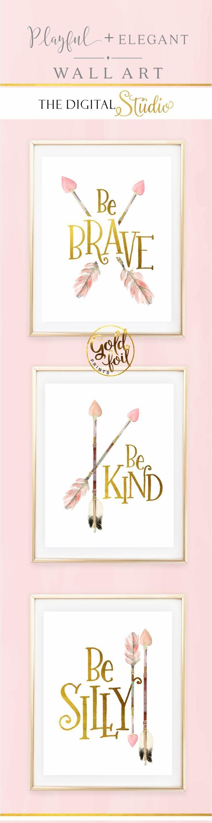 Best 25+ Girl Wall Art Ideas On Pinterest | Gold Wall Art, Girl Regarding Little Girl Wall Art (Photo 1 of 20)