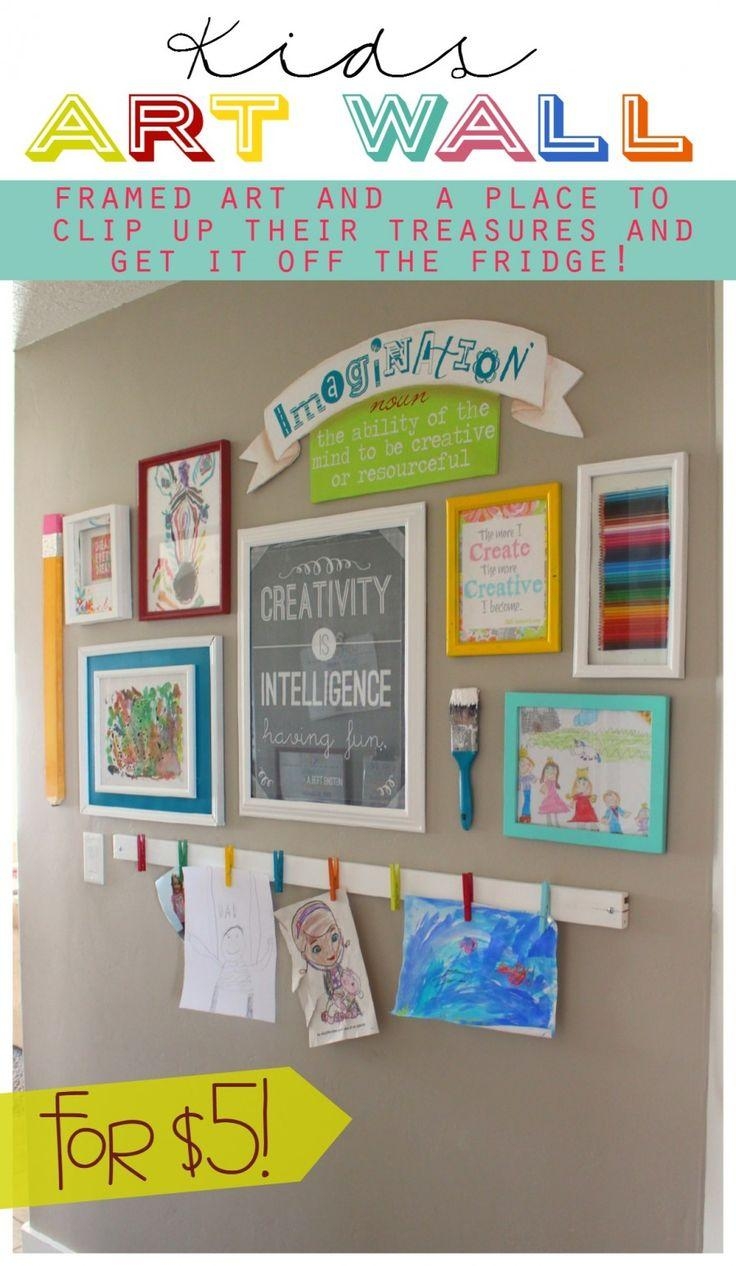 Best 25+ Playroom Art Ideas On Pinterest | Playroom Decor Pertaining To Wall Art For Playroom (Photo 1 of 20)