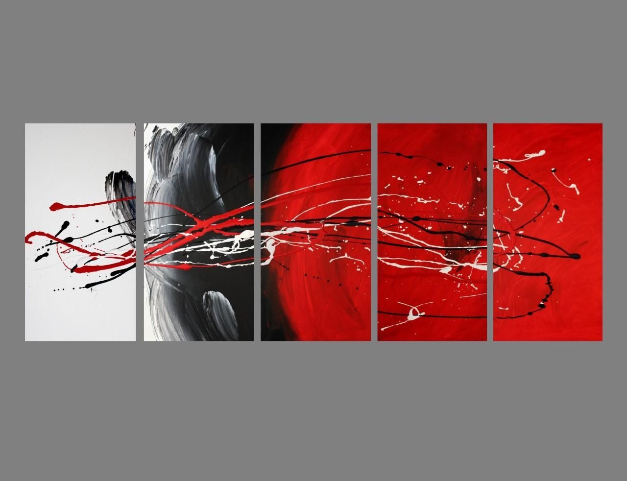 Featured Photo of 20 Ideas of Black White and Red Wall Art