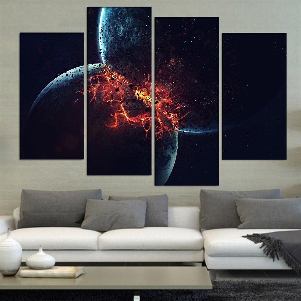Compare Prices On Outer Space Wall Art  Online Shopping/buy Low For Outer Space Wall Art (View 5 of 20)