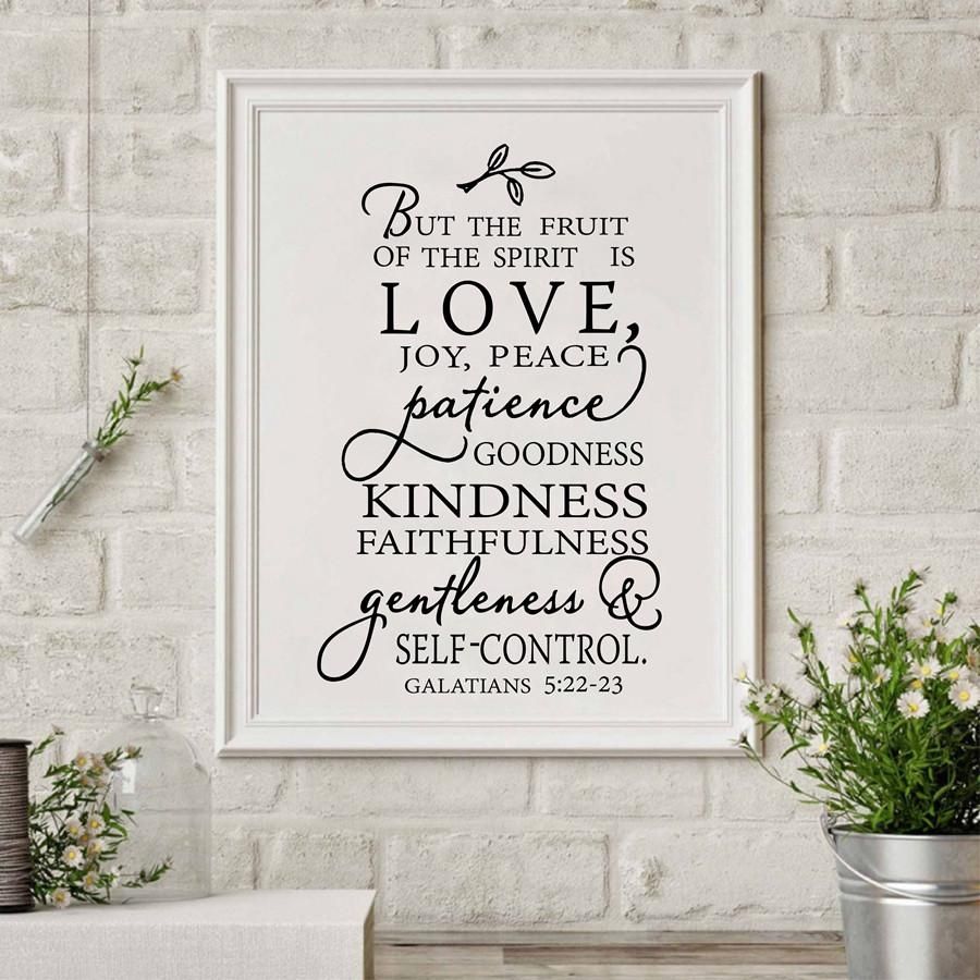 Compare Prices On The Fruit Of The Spirit  Online Shopping/buy Low With Fruit Of The Spirit Wall Art (View 5 of 20)