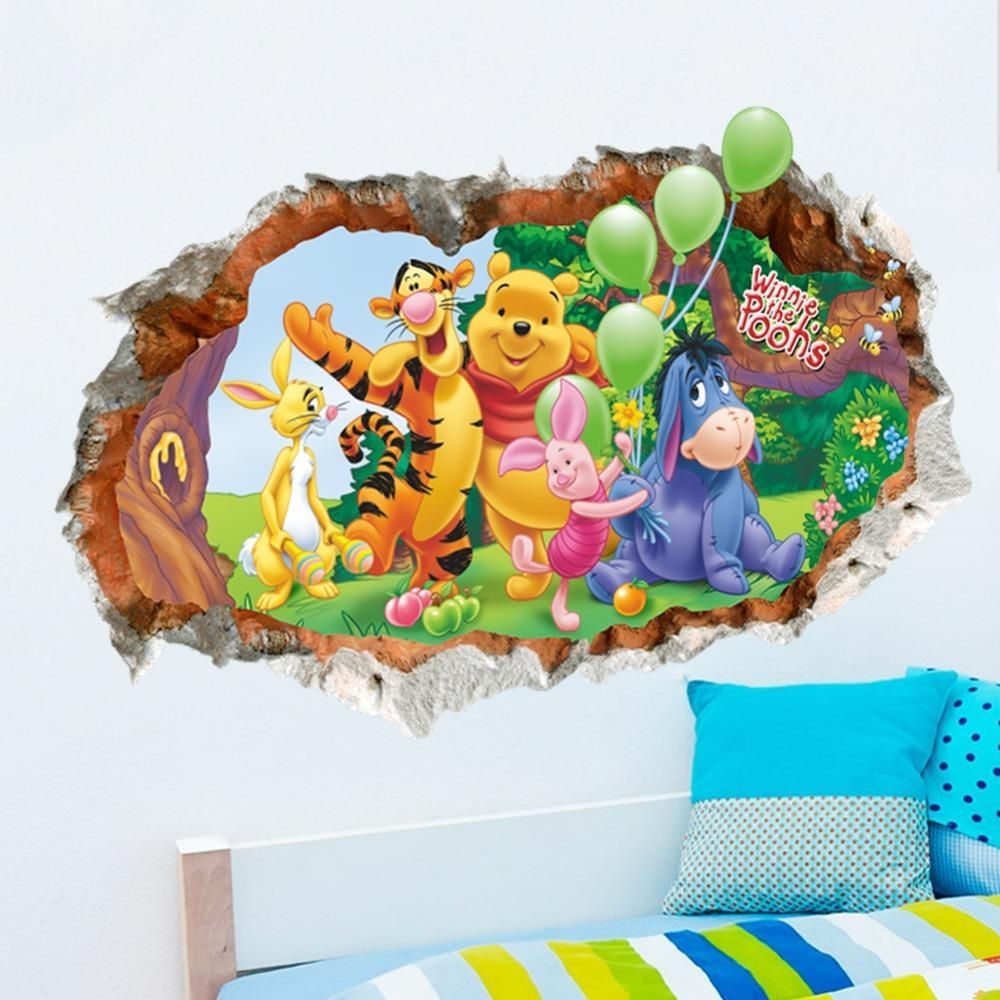Compare Prices On Winnie Pooh Wall Art  Online Shopping/buy Low With Winnie The Pooh Vinyl Wall Art (Photo 20 of 20)