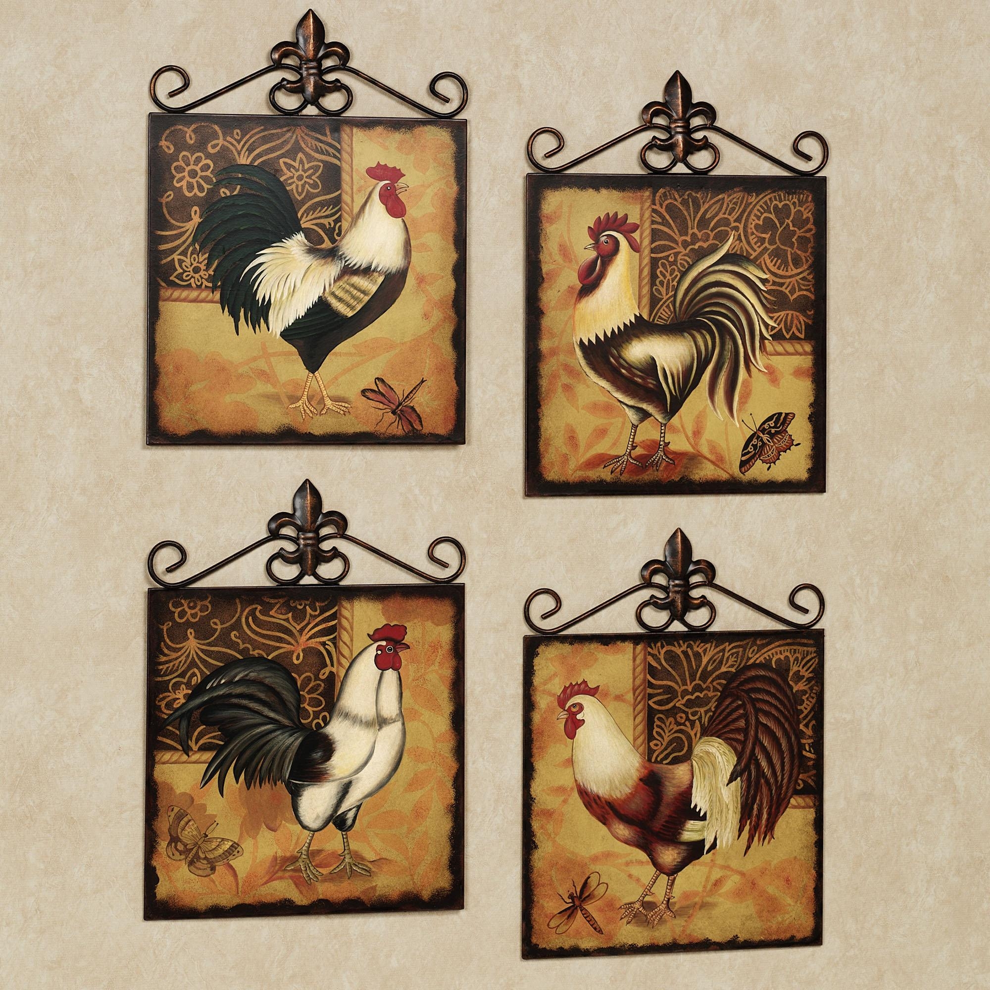 Decoration. Rooster Wall Decor – Home Decor Ideas Pertaining To Metal Rooster Wall Decor (Photo 1 of 20)