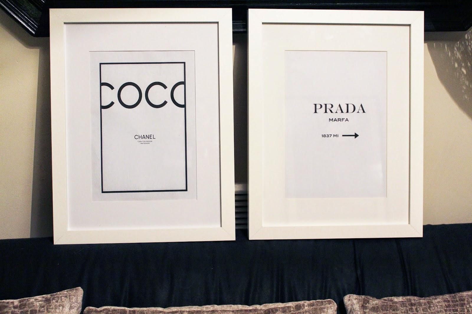Diy Chanel | Prada Wall Art | Batb Pertaining To Prada Wall Art (View 9 of 20)