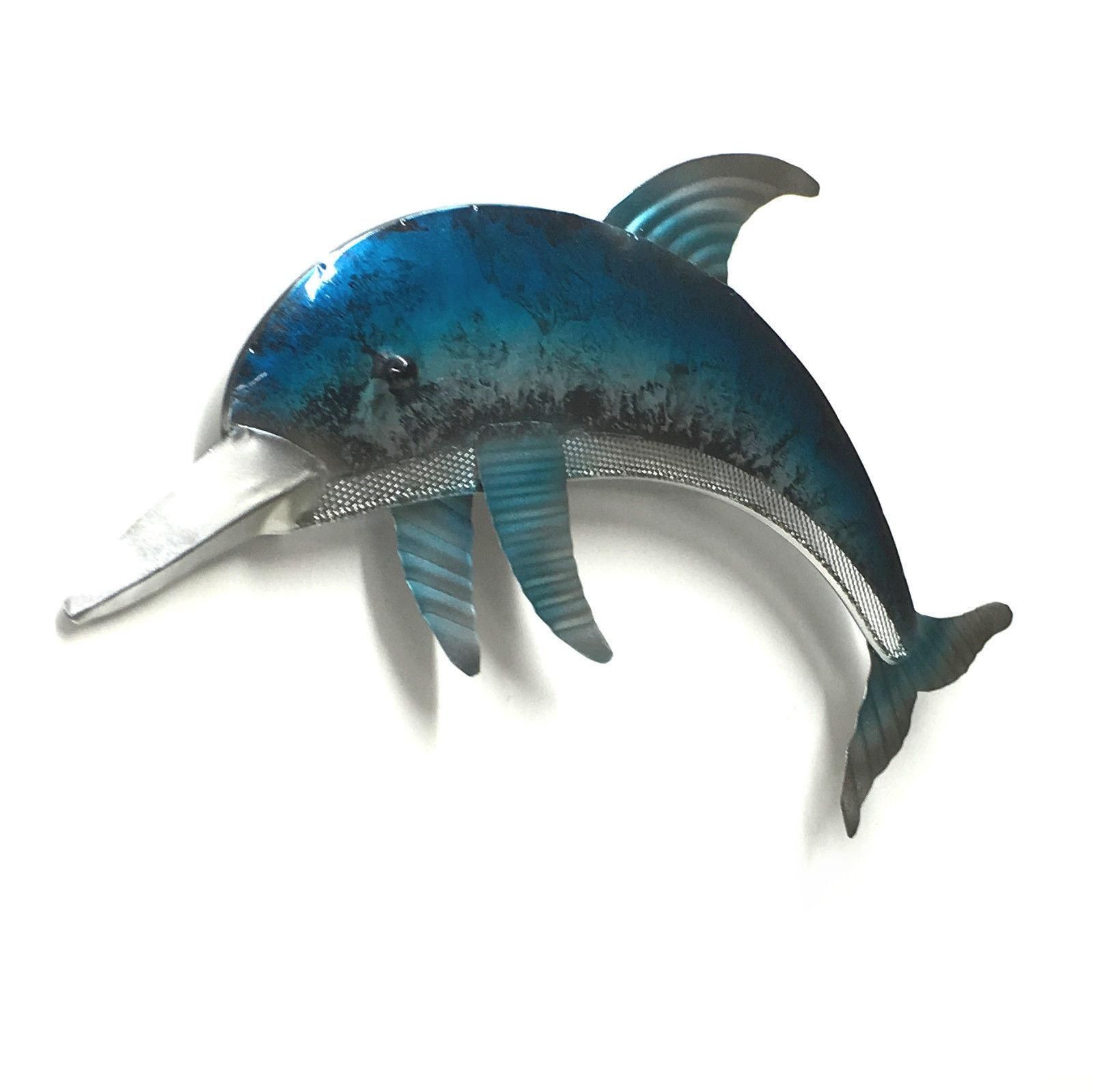 Dolphin Metal Wall Art 37cm Within Dolphin Metal Wall Art (View 12 of 20)