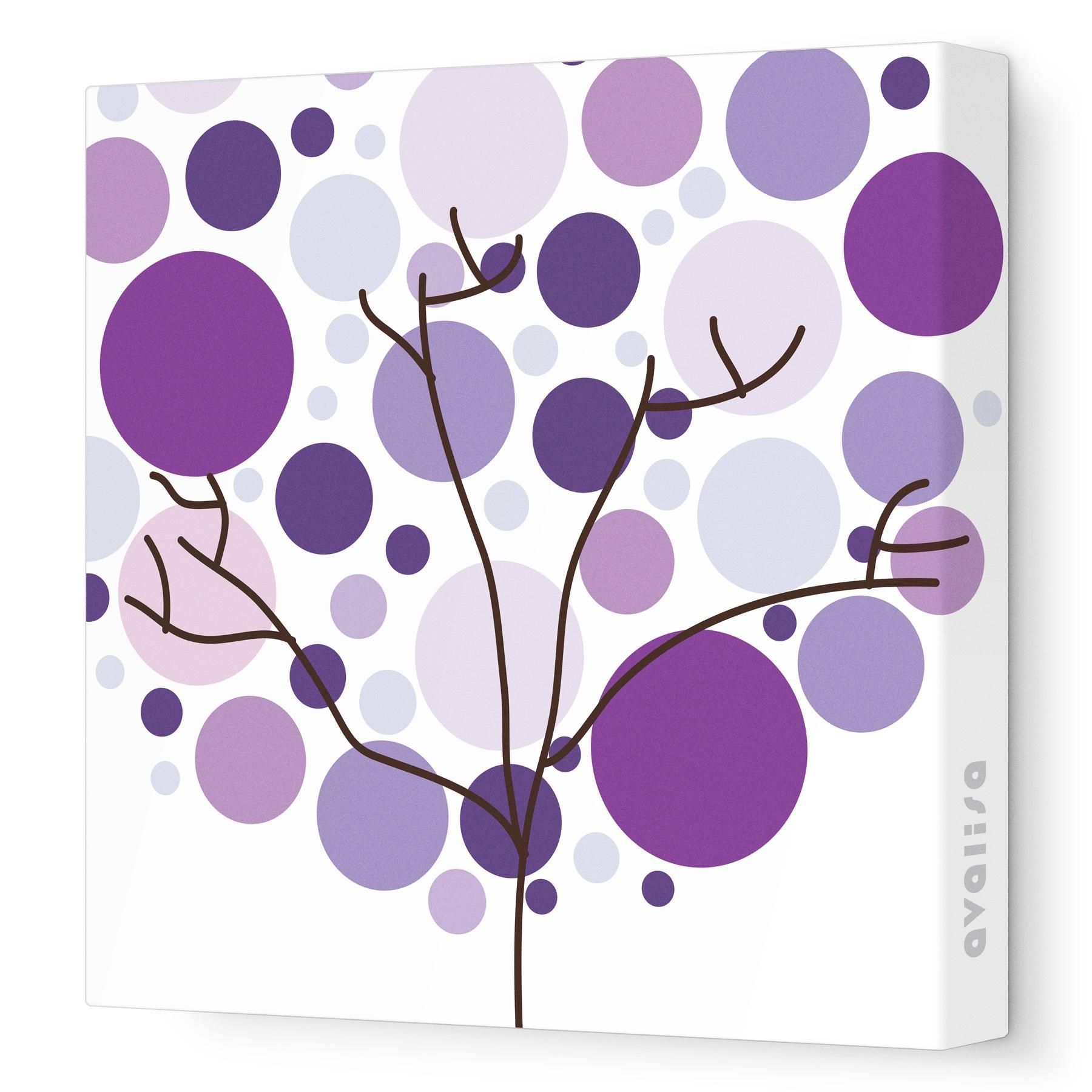 Foliage – Canvas Wall Art :: Imaginations | Avalisa Inside Purple Canvas Wall Art (View 15 of 20)