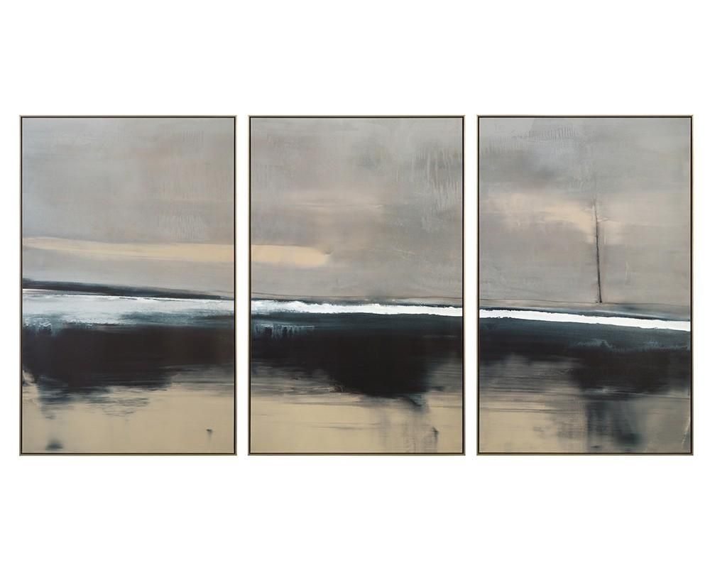 Grounded (triptych) For John Richard Wall Art (View 2 of 20)