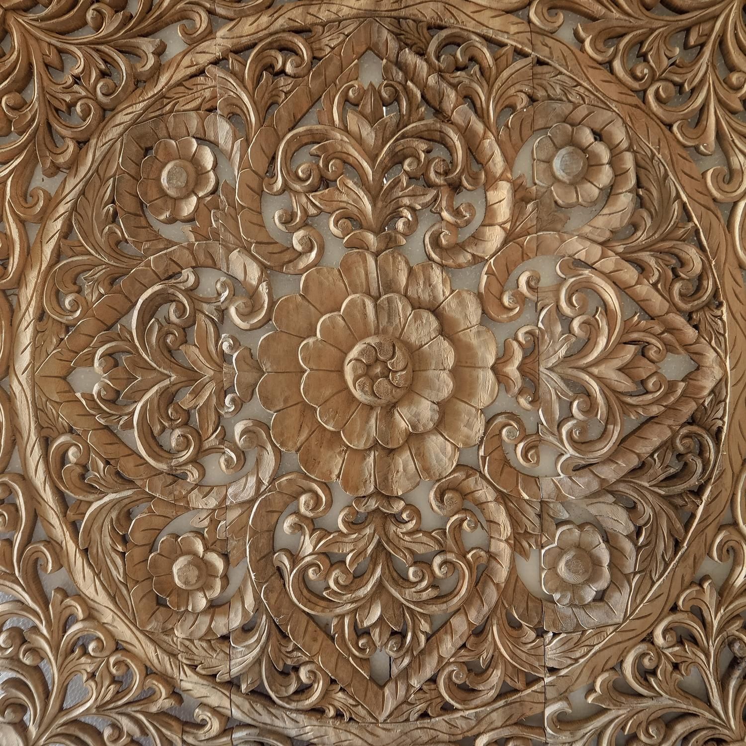 Hand Carved Wall Panel From Bali – Siam Sawadee Regarding Balinese Wall Art (View 1 of 20)