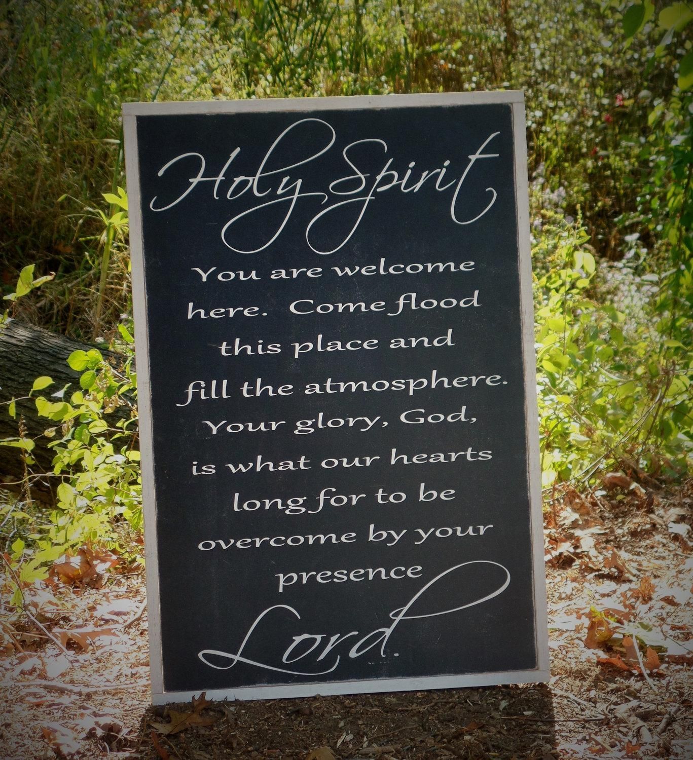 Holy Spirit You Are Welcome Here Wood Sign Holy Spirit Sign Intended For Large Christian Wall Art (View 15 of 20)