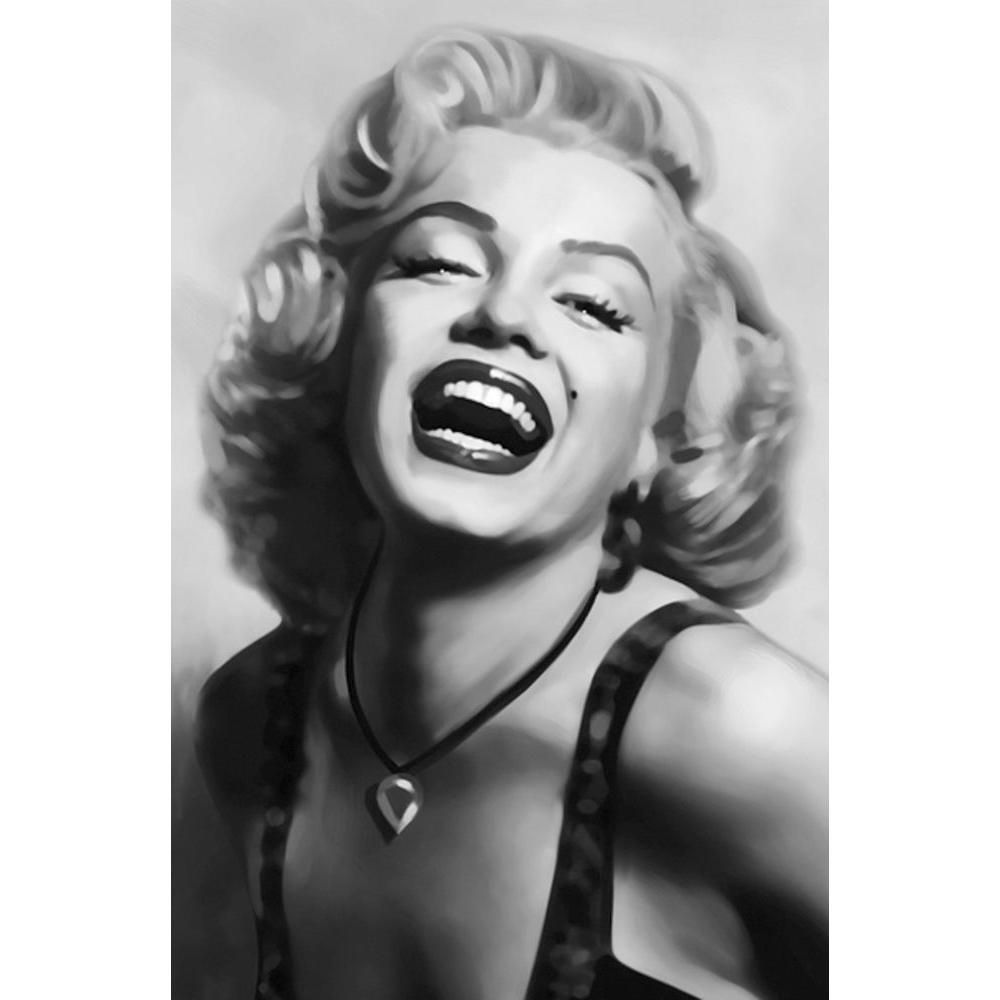 Ideal Decor 69 In. X 45 In. Marilyn Monroe Wall Mural Dm667 – The Intended For Marilyn Monroe Black And White Wall Art (Photo 20 of 20)
