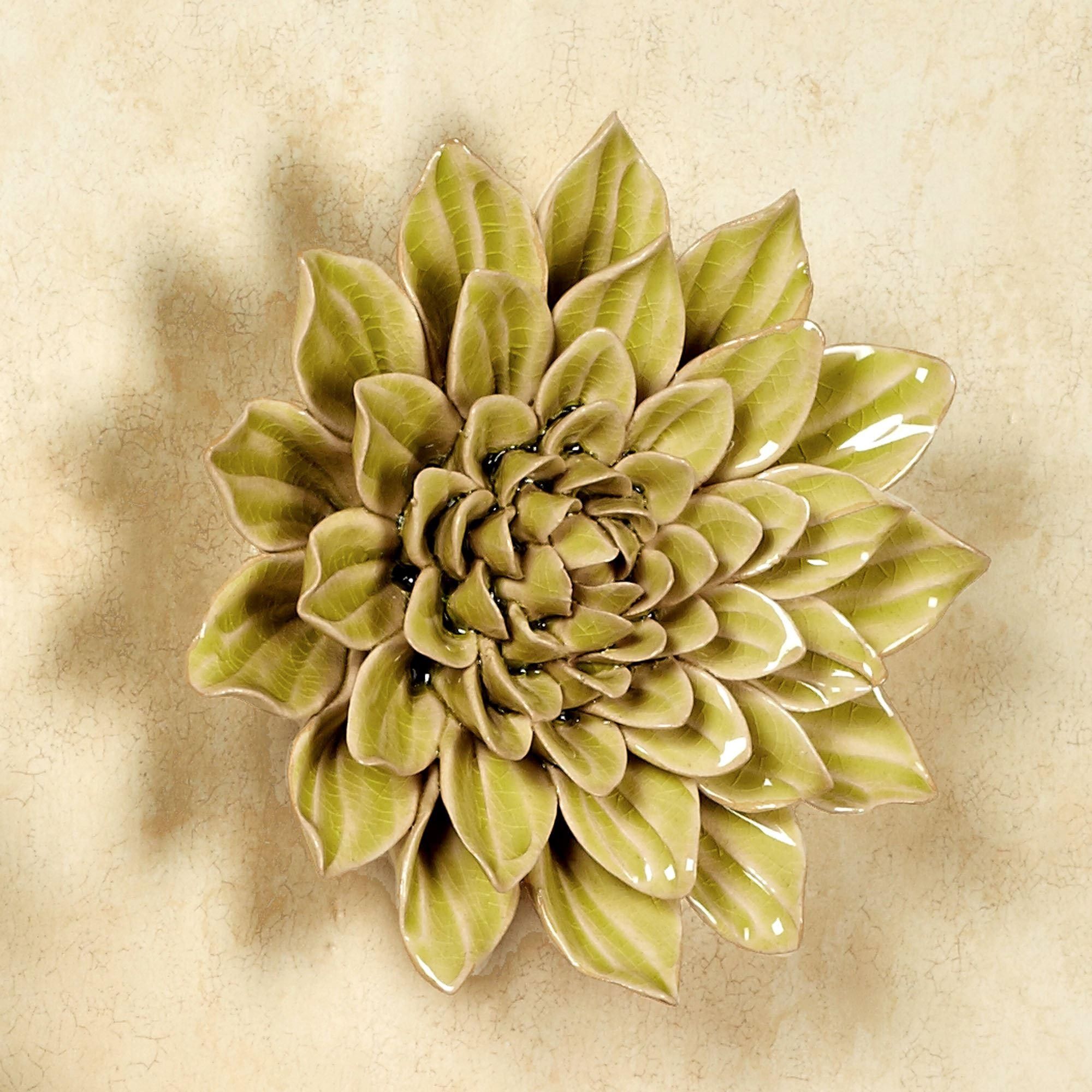 Featured Photo of 20 Best Ideas Ceramic Flower Wall Art