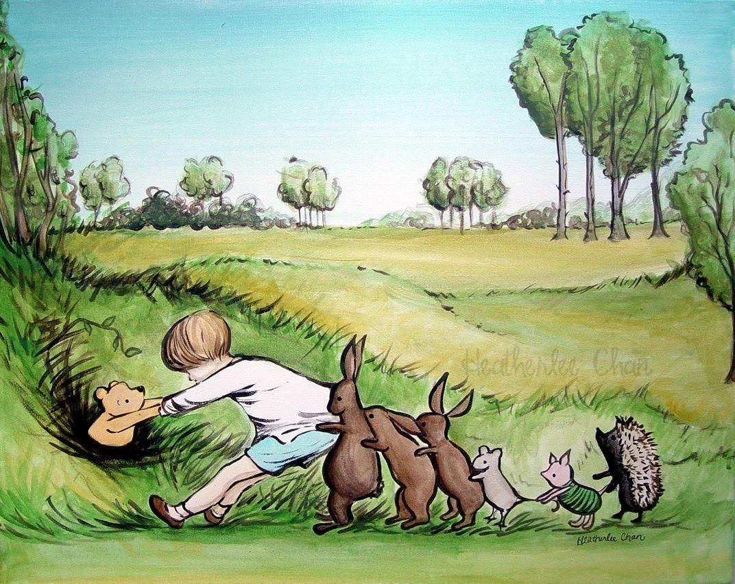 Lady Poppins: Winnie The Pooh Regarding Classic Pooh Art (View 11 of 20)