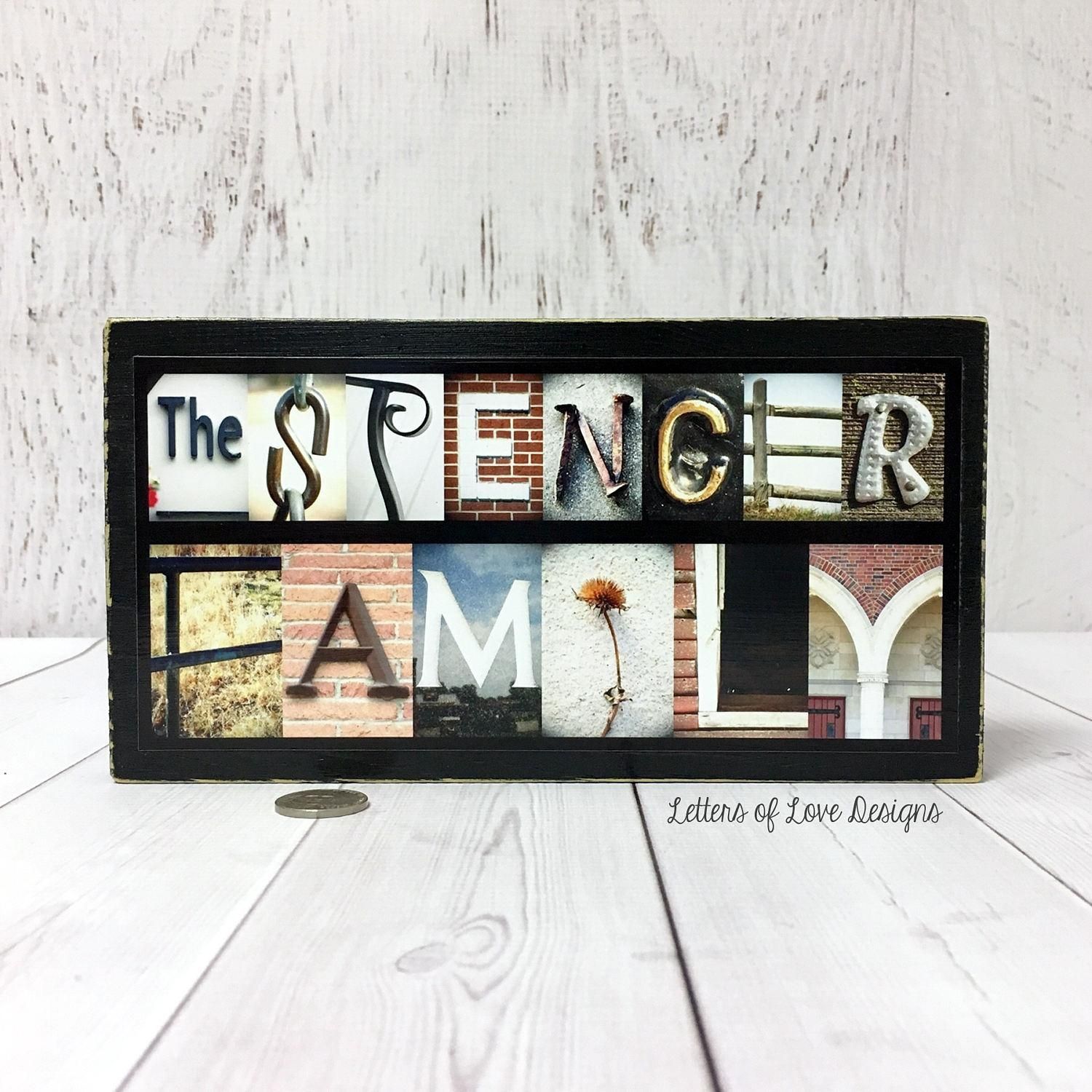 Last Name Wood Sign Custom Name Sign Family Name Sign Last Inside Personalized Last Name Wall Art (View 6 of 20)