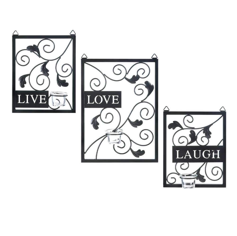 Live, Love, Laugh Wall Decor Wholesale At Koehler Home Decor Inside Live Love Laugh Metal Wall Decor (View 13 of 20)