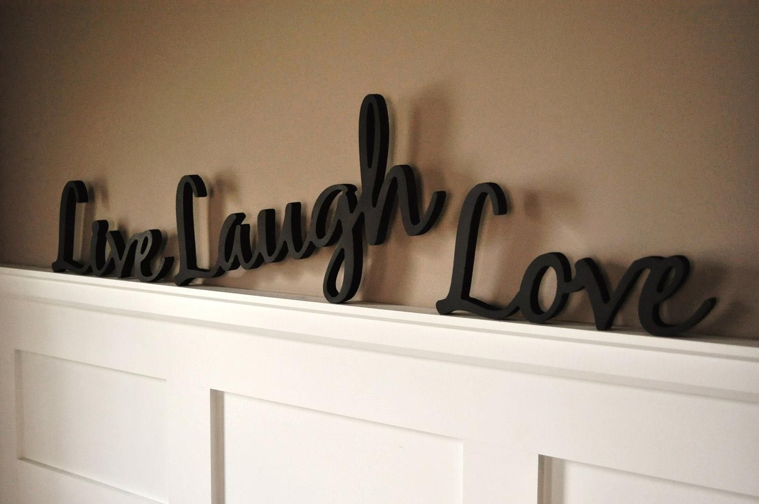 Live Love Laugh Wall Decor Wood Family Wall Art – 3 Reasons Why Regarding Live Laugh Love Wall Art Metal (View 9 of 20)