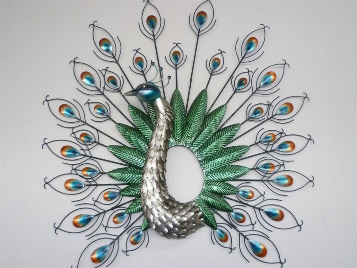 Metal Wall Art Decor As An Amazing Focal Point Intended For Metal Peacock Wall Art (View 1 of 20)