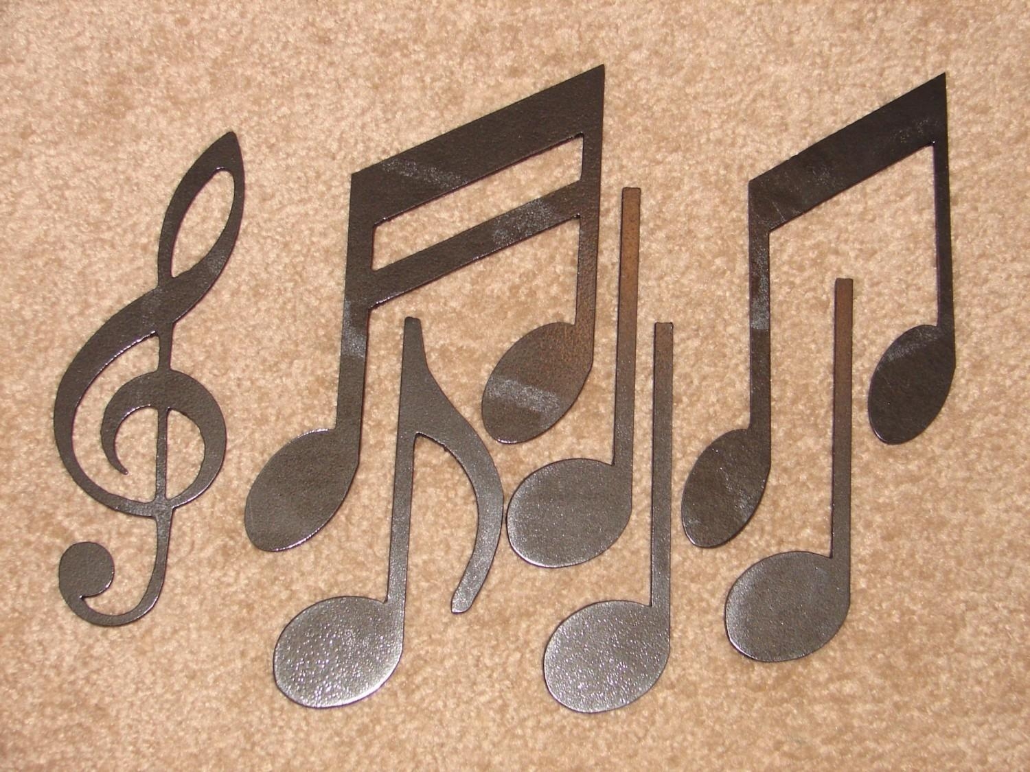 Featured Photo of 20 Best Metal Music Notes Wall Art