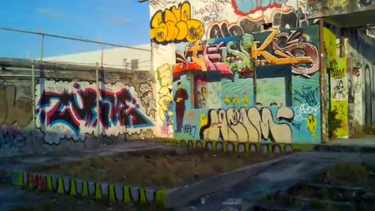 Miami Design District Graffiti Art Walls – Youtube Pertaining To Miami Wall Art (Photo 7 of 20)