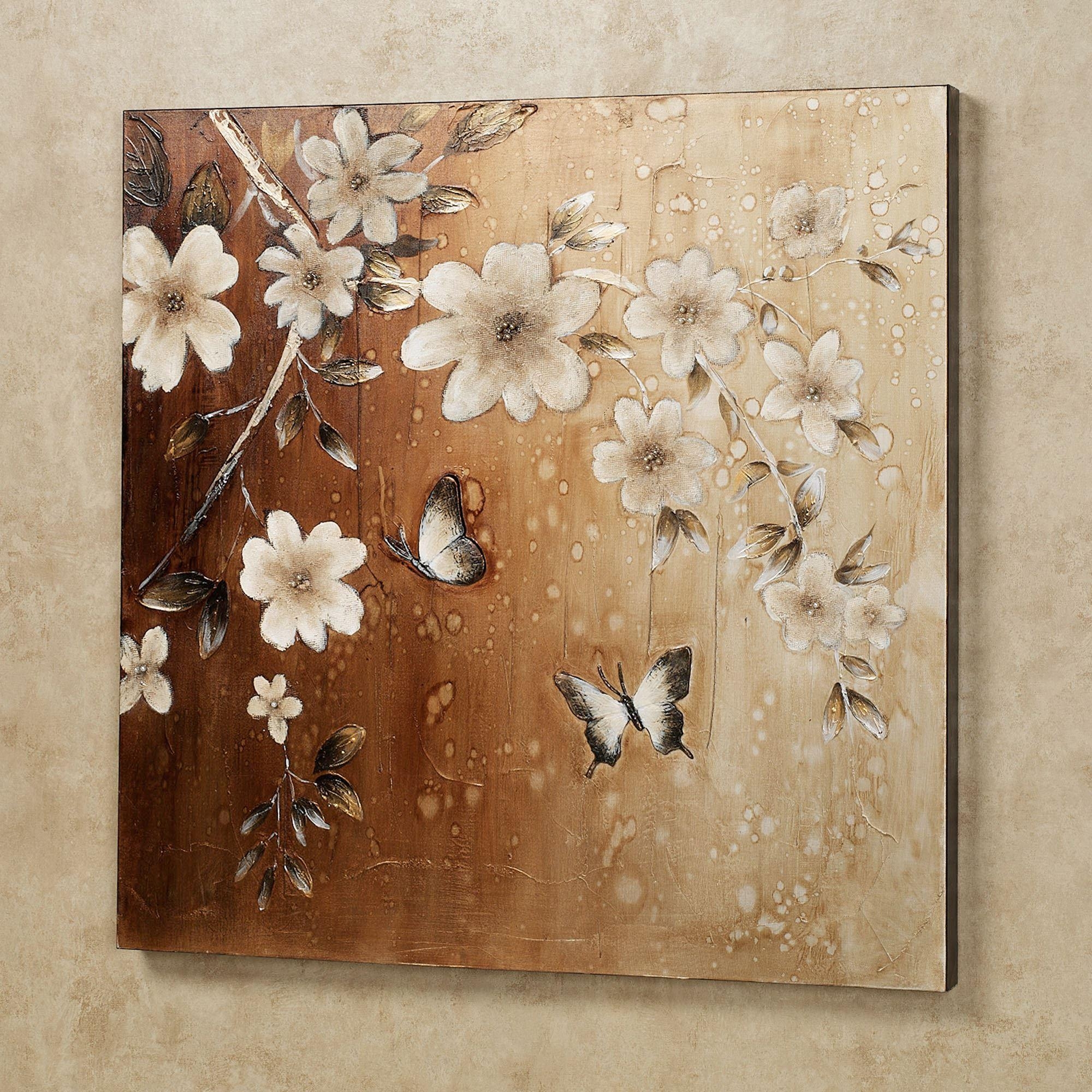 Featured Photo of Top 20 of Butterfly Canvas Wall Art