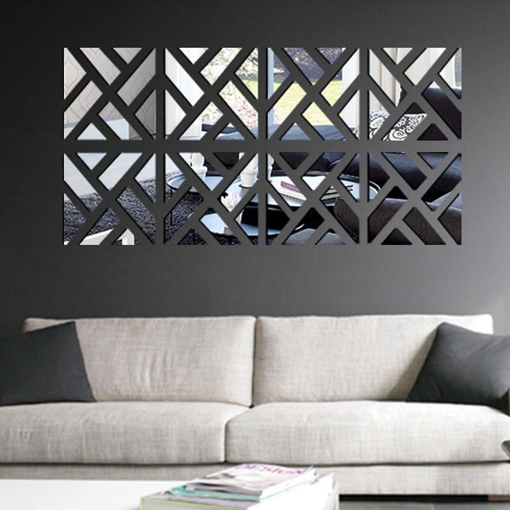 Featured Photo of 2024 Popular Wall Art Mirrors Contemporary