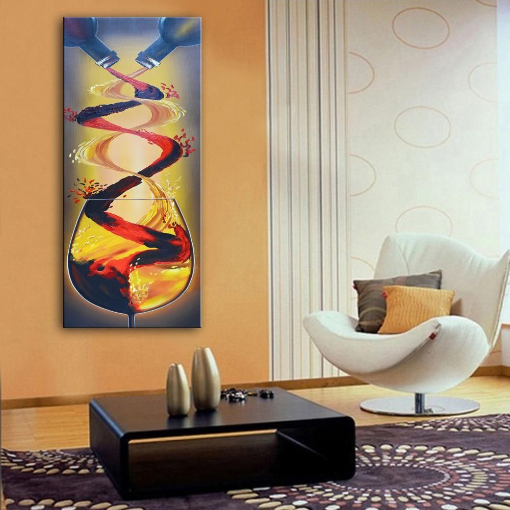 Online Get Cheap Decorative Glass Painting  Aliexpress Throughout Modern Glass Wall Art (View 16 of 20)