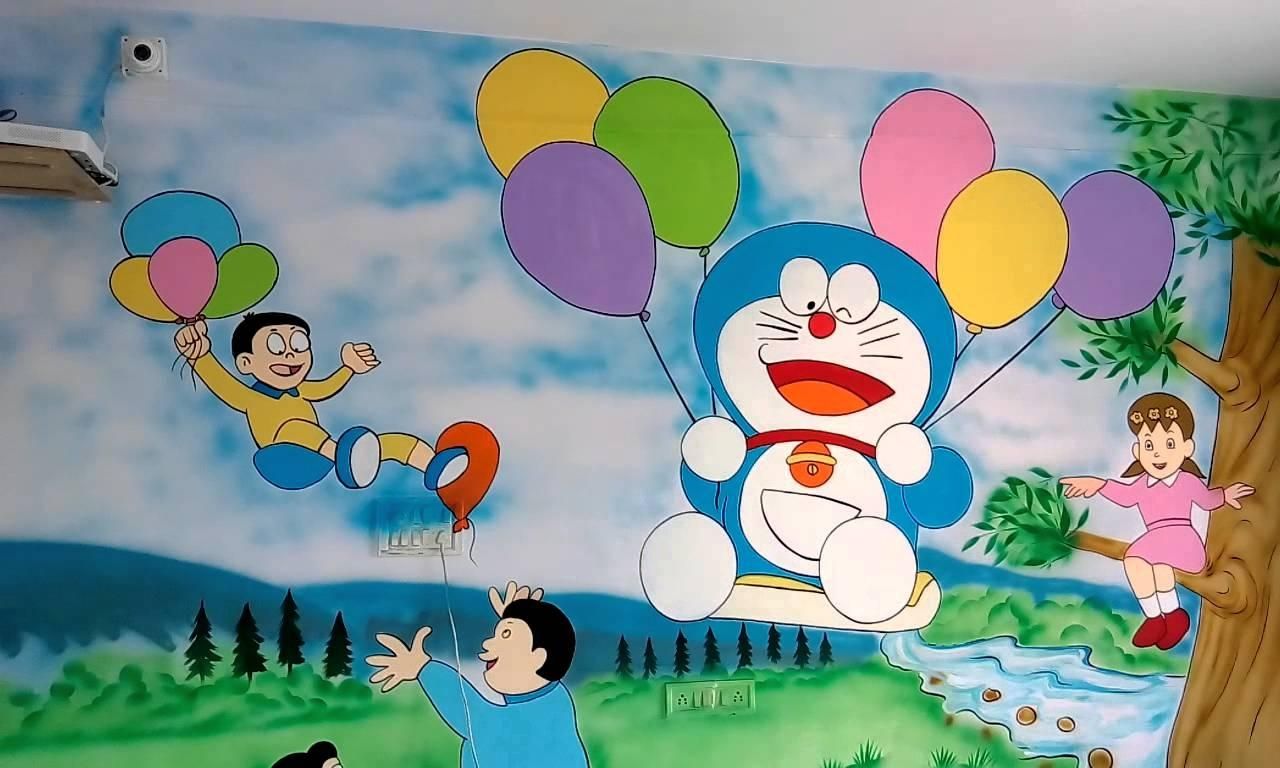 Preschool Or Playschool Classroom Wall Theme Painting India – Youtube With Preschool Wall Art (View 3 of 20)