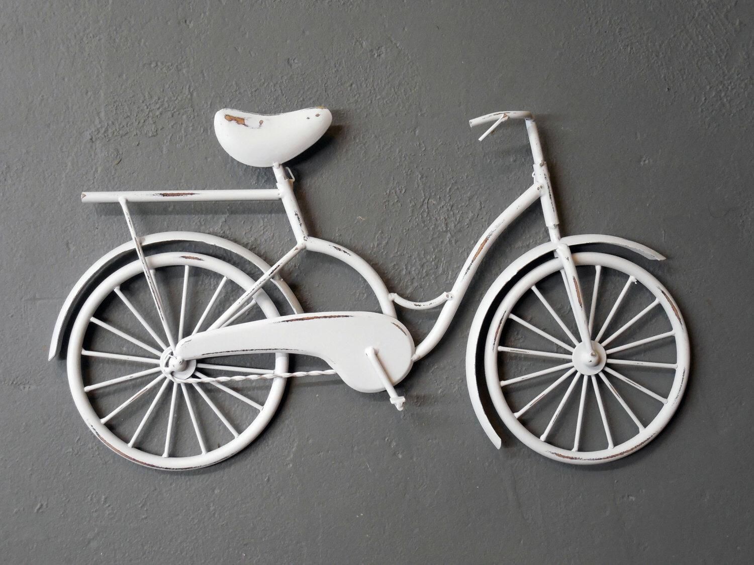 Superb Red Metal Bicycle Wall Art Bike Wheel Furniture For Regarding Bike Wall Art (Photo 19 of 20)