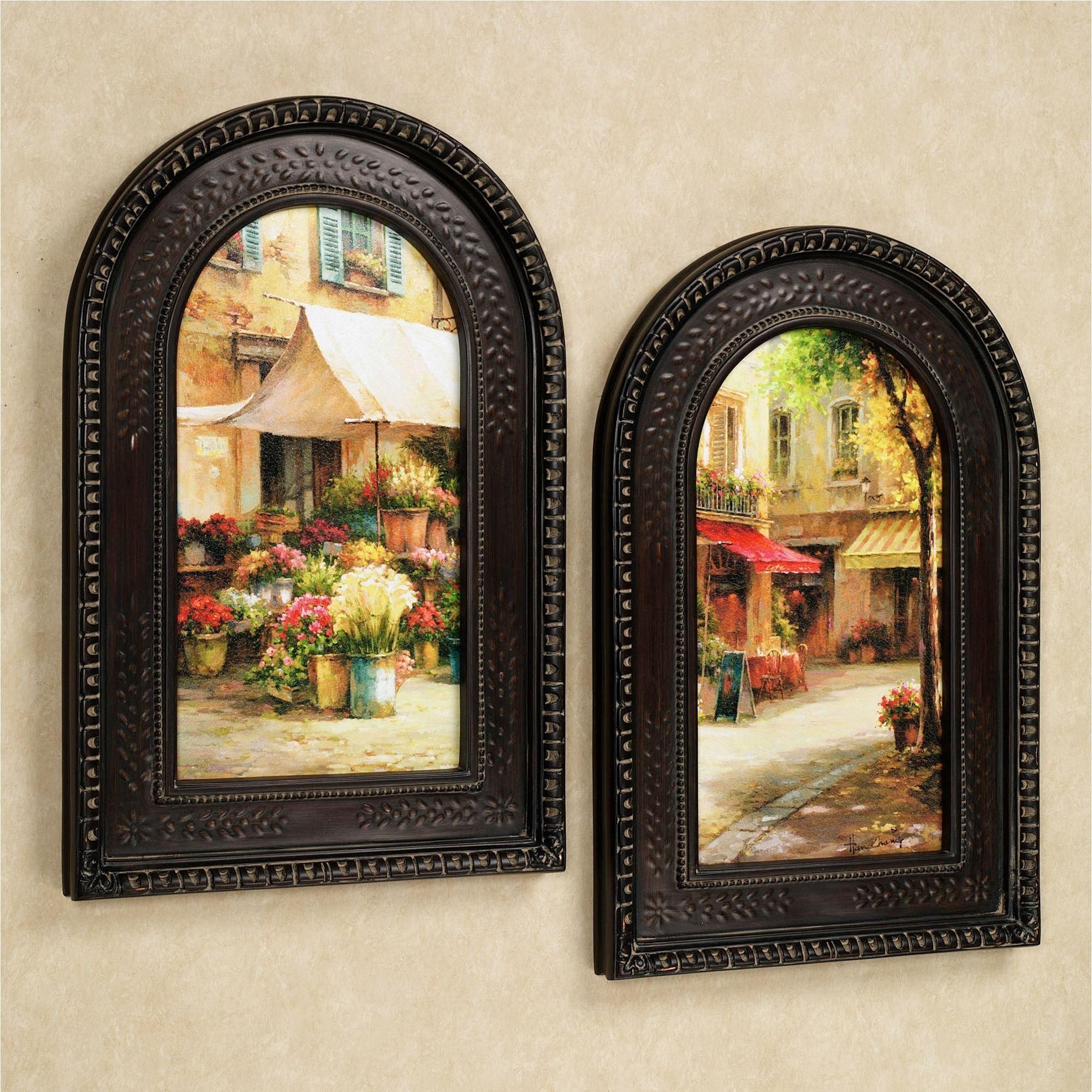 The Flower Market Arched Framed Wall Art Set Within Kitchen Wall Art Sets (View 14 of 20)