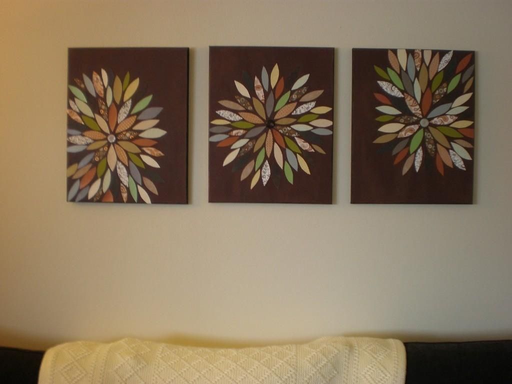Unique Beginners Home Inspirations And Homemade Canvas Art Ideas With Regard To Homemade Wall Art (Photo 5 of 20)