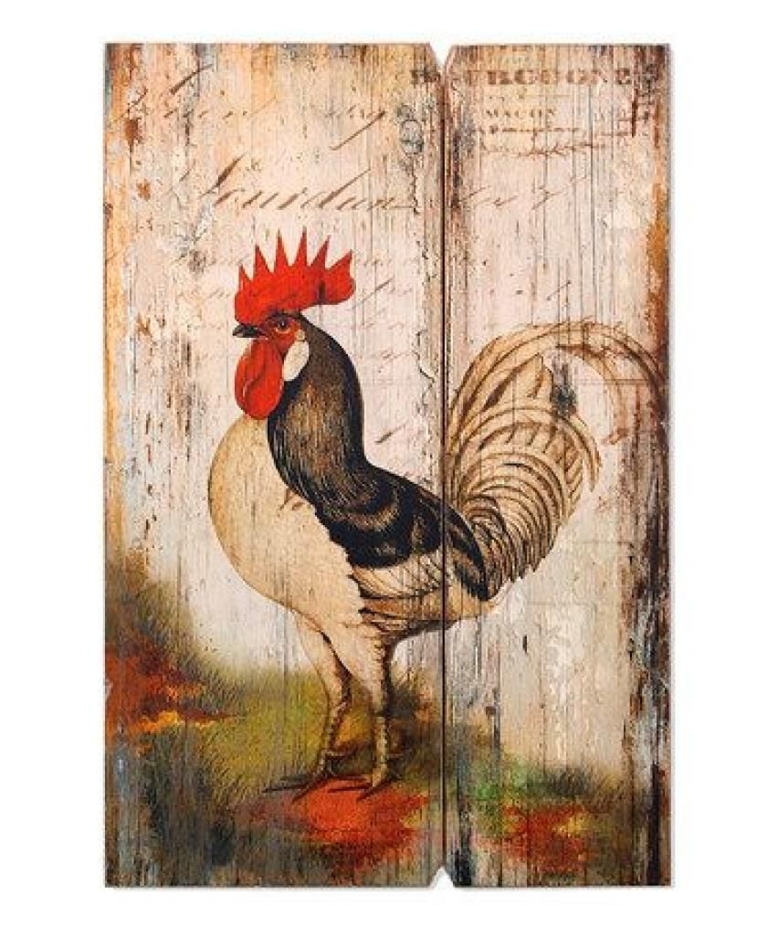 Vintage Midwest Metal Rooster Wall Hanging Vintageandoddities For Metal Rooster Wall Decor (View 4 of 20)