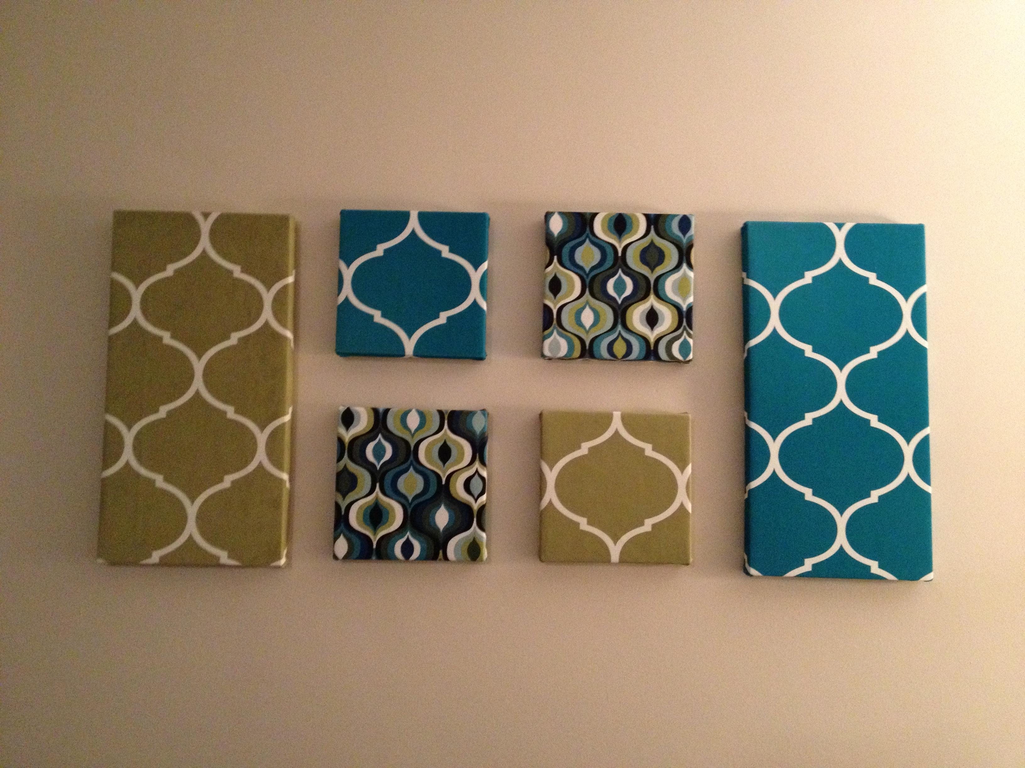 Wall Art Designs: Terrific Fabric Covered Canvas Wall Art Simple Inside Fabric Wall Art (Photo 1 of 20)